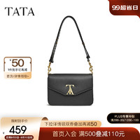 他她（TATA）2024冬时尚休闲小方包女X3372DX4 黑色 F