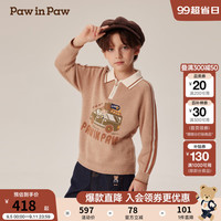PawinPaw卡通小熊童装2024年秋冬新款男童一般毛衣 /37