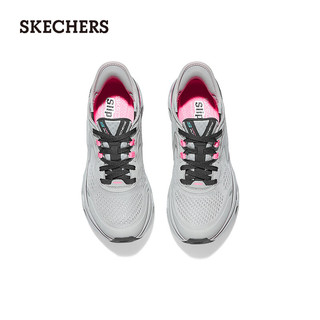 斯凯奇（Skechers）女鞋Slip ins闪穿鞋2024夏季休闲鞋轻质缓震舒适150510 灰色/粉红色/GYPK 35