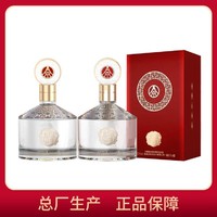 WULIANGYE 五粮液 中秋送礼 股份公司 金碧辉煌 经典版52度500ml*2瓶 浓香型白酒