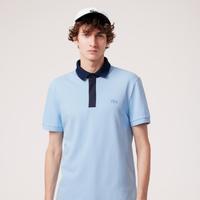 LACOSTE 拉科斯特 法国鳄鱼男装撞色翻领商务休闲短袖POLO衫