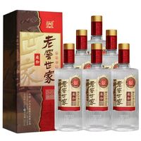 百亿补贴：泸州老窖 老窖世家 柔和 52%vol 浓香型白酒52度500ml*6瓶