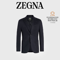 杰尼亚（Zegna）24春夏海军蓝OasiCashmere衬衫夹克UAC46-SDR-100-50