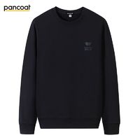 百亿补贴：PANCOAT 盼酷 秋冬新款圆领运动休闲卫衣男宽松大码加绒外套男士套头衫