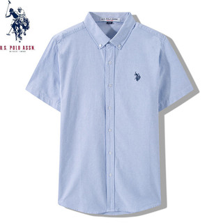 百亿补贴：U.S. POLO ASSN. 男士牛津纺纯棉修身衬衫