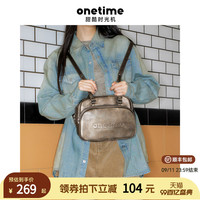 onetime脏脏双肩包女2024斜挎包包原创甜酷风质感大背包