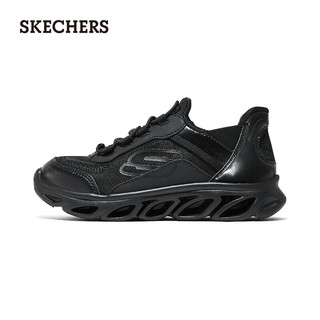 斯凯奇（Skechers）Slip ins闪穿鞋夏季儿童鞋男童运动403840L 全黑色/BBK 27.5码