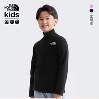THE NORTH FACE北面童装Glacier儿童保暖抓绒衣外套户外24年秋季|8AZM JK3/宇宙黑 160cm XL（160/76）