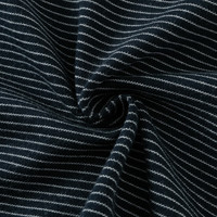 戴维贝拉（DAVE＆BELLA）男童假两件上衣学院风儿童针织开衫外套秋季宝宝童装小童衣服 藏青色条纹 120cm（身高110-120cm）