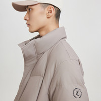 卡宾男装 90鸭绒羽绒服2024秋冬新款宽松外套LOGO印花保暖潮流H