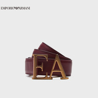阿玛尼EMPORIO ARMANI皮带EA女士标识拼色腰带礼盒 75