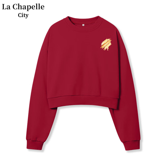 La Chapelle City 拉夏贝尔牛奶丝卫衣女款