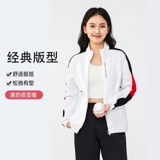 ANTA 安踏 修身针织运动外套女冬季开衫立领上衣跑步健身休闲百搭运动服