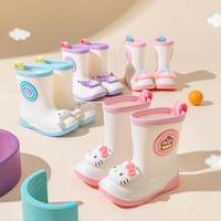 凯蒂猫 Hello Kitty三丽鸥卡通水鞋防水胶鞋防滑雨靴轻便宝宝小童女童儿童雨鞋
