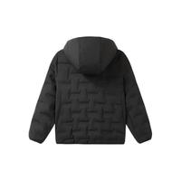 ANTA 安踏 轻暖系列 男童短款羽绒服 A52447905-1 梦幻黑 101码