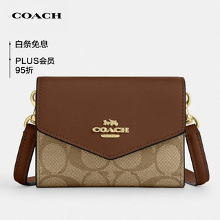 COACH 蔻驰 女士信封型单肩斜挎钱包 CU172IME74