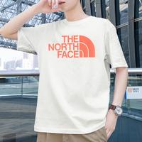 THE NORTH FACE 北面 圆领短袖男装上衣休闲舒适透气跑步健身训练运动T恤