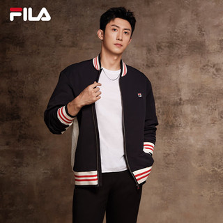 斐乐（FILA）Set复古夹克｜FILA斐乐2024冬新宽松settanta棒球服 泾河紫-DP 170/92A/M