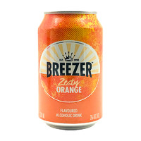 BREEZER 冰锐 蓝莓味蜜桃味橙味预调鸡尾酒330ml*6瓶