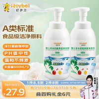 HOY BELL 好伊贝 奶瓶清洗剂果蔬清洁剂泡沫型500ml