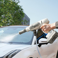 绿田(LUTIAN)无线锂电充电洗车机手持高压家用洗车水枪20V极氪联名款 200W 极氪联名款- 泡沫壶+飞雪预洗液