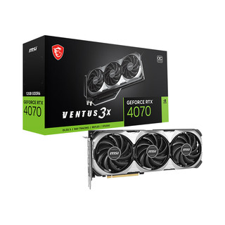 MSI 微星 万图师 GeForce RTX 4070 VENTUS 3X E1 12G OC