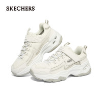 斯凯奇（Skechers）甜美魔术贴百搭休闲男童运动鞋302542L 白色/WHT 33码