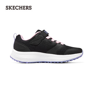 斯凯奇（Skechers）透气时尚运动鞋舒适跑步鞋302409L 黑色/多彩色/BKMT 35码