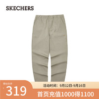 斯凯奇（Skechers）男款长裤运动裤舒适透气休闲时尚L324M008 腰果啡 M