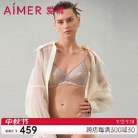 Aimer 爱慕 内衣文胸女士浪漫律动4/4软托三角薄模杯隐孔文胸薄模杯AM119321 奶栗色6BC 75B 34/75B