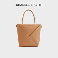 CHARLES & KEITH CHARLES&KEITH24秋季新款CK2-30782438简约拉链几何手提托特包女