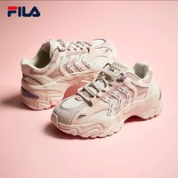 百亿补贴：FILA 斐乐 鱼刺SOFIA老爹鞋女鞋厚底增高时尚休闲鞋复古反光运动鞋