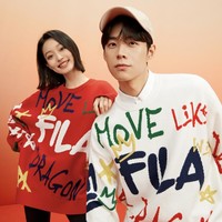 FILA 斐乐 情侣款新年针织衫 F11U419402FRD