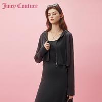 Juicy Couture 橘滋 浮生梦影Logo印花针织连帽女式外套