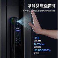 家装季：PHILIPS 飞利浦 DDL702-MVP 掌静脉猫眼大屏智能锁