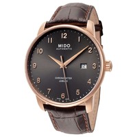 MIDO 美度 贝伦赛丽 男士机械腕表 42mm M0376083606200