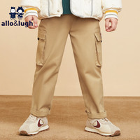 阿路和如allo&lugh【帅气工装风】儿童装男童休闲裤宽松工装裤春秋季长裤子