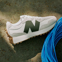 new balance 327系列 中性休闲运动鞋 MS327ASN 白色/灰白色 44