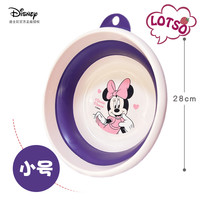 彩色码头 卡通脸盆加厚耐用可折叠洗脸盆子学生宿舍洗脚洗衣家用旅游便携式