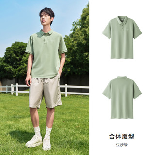 Semir 森马 POLO衫男2024夏新款刺绣上衣商务男装凉感抗菌爸爸短袖T恤男