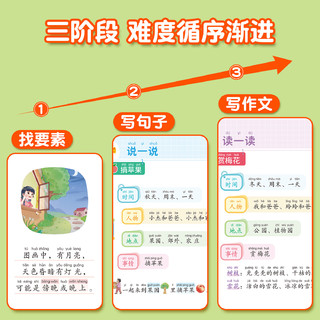 幼小衔接看图写话说话讲故事绘本阅读幼儿园大班学前班幼升小幼儿童语言表达专项训练教材全套一日一练带拼音启蒙早教一年级