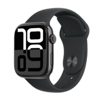 百亿补贴：Apple 苹果 Watch Series 10 智能手表 蜂窝款 铝金属表壳运动型表带 42mm