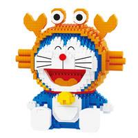 贝乐迪哆啦a梦积木玩具益智拼装高难度小颗粒叮当猫女孩男孩