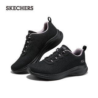 斯凯奇（Skechers）夏女鞋一脚蹬健步鞋简约百搭休闲运动117570 全黑色/BBK 39.5