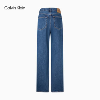 Calvin Klein Jeans【复刻90系列】24秋季女ck纯棉复古经典直筒牛仔裤40WL795 E5D-牛仔蓝 30