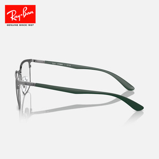 雷朋（RayBan）光学镜架金属方形文艺近视眼镜镜框0RX6518 2620哑光炮铜色镜框