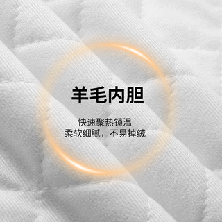 杉杉【含羊毛内胆】长袖衬衫男秋冬加厚保暖亲肤柔软垂顺抗皱休闲衬衣 白色 180/100A(42)