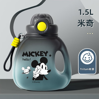 Disney 迪士尼 儿童水杯大容量吨吨桶 1500ml