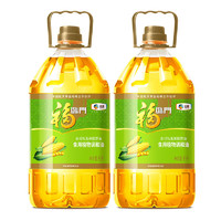 百亿补贴：福临门 含10%玉米胚芽油食用植物调和油5L*2桶健康清淡食用油