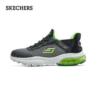 斯凯奇（Skechers）闪穿鞋丨儿童运动鞋潮流休闲鞋403839L 木炭色/黑色/CCBK 37码